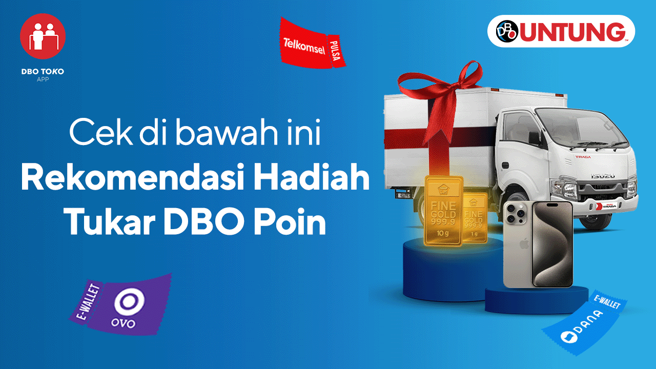 Cover Halaman Rekomendasi Hadiah Tukar DBO Poin
