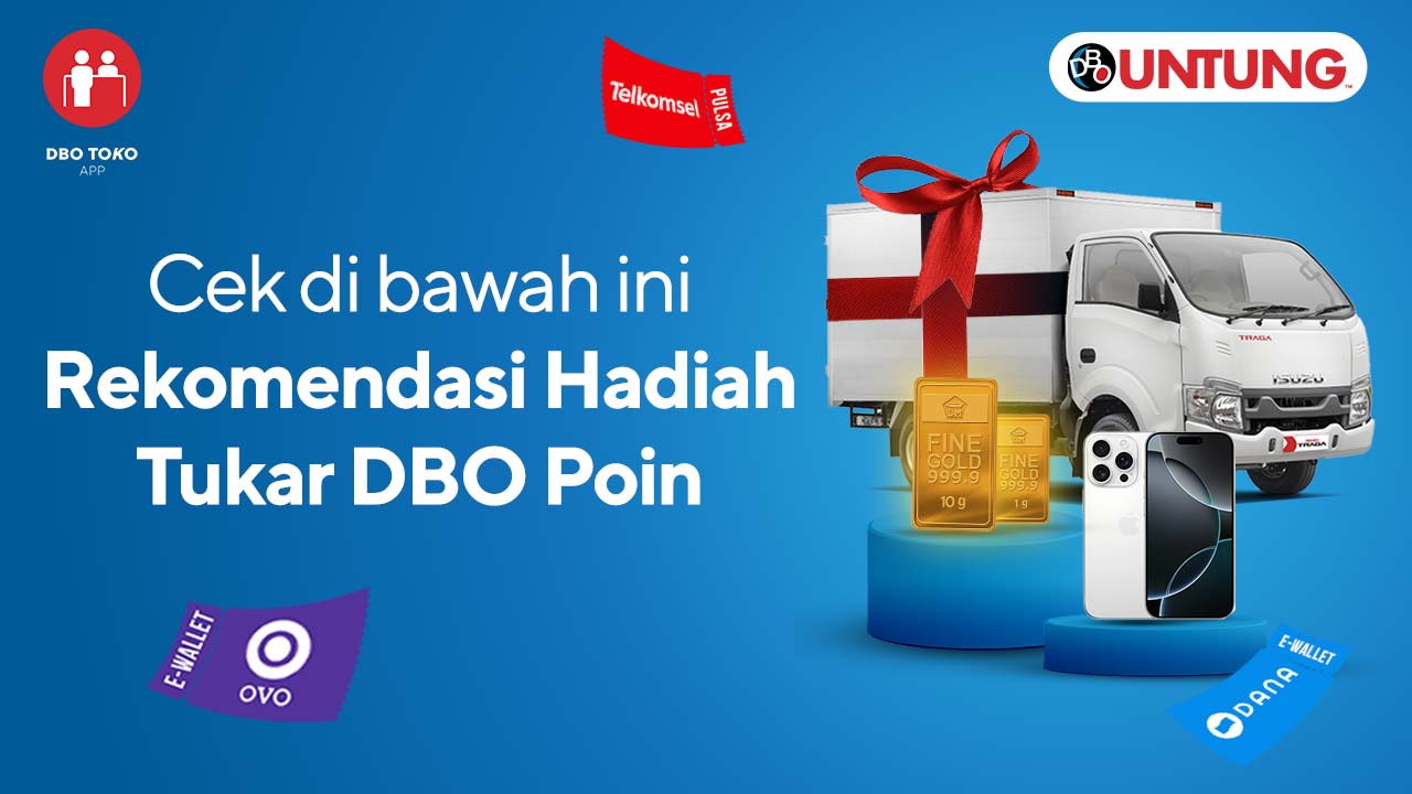Cover Halaman Rekomendasi Hadiah Tukar DBO Poin